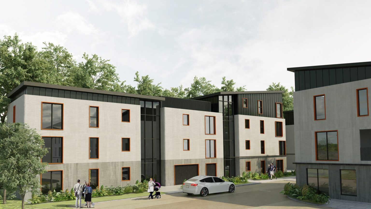 New 3D concrete printed scheme of 46 ecohomes in Lancashire London